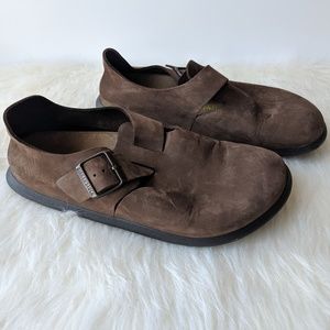 Birkenstock London Brown Oiled Leather Shoe